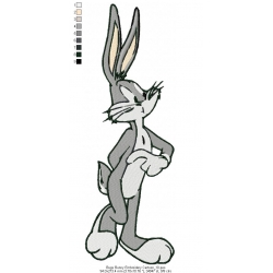 Bugs Bunny Embroidery Cartoon_10